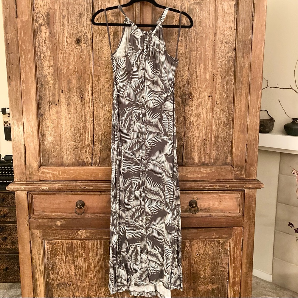 NWT GAP ASYMMETRICAL HEM SAFARI-PRINT MAXI DRESS—BRAND-NEW, NEVER WORN!!!